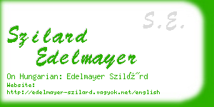 szilard edelmayer business card